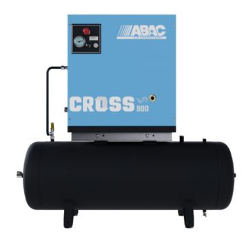 Compresor de aer profesional cu surub - 7.5 kW, 900 L/min, 10 bari - Rezervor 200 Litri - ABAC-CROSS-900-10-400/50-200L/VSD