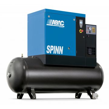 Compresor de aer profesional cu surub ABAC SPINN 5.5E - 5.5 kW, 780 L/min, 10 bari - Rezervor 500 Litri - ABAC-4152051991+0000050682