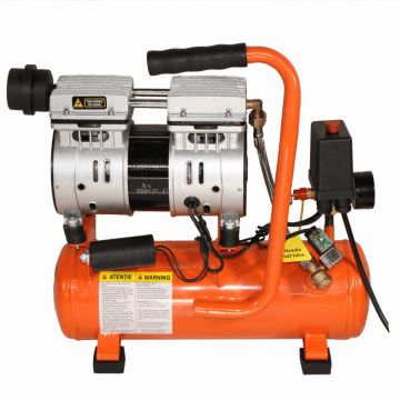 Compresor electric fara ulei Bisonte SC008-009, debit aer 94 l/min., motor 230V