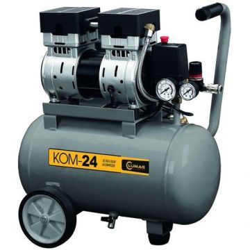 Compresor Lumag KOM24, 750 W, 1400 rpm, 2 Cilindri, 9 bar, 128 l/min