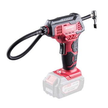 Mini compresor Raider R20 RDP-SAC20 Solo, afisaj digital LCD, iluminare LED, programabil, 20V, 7 bar